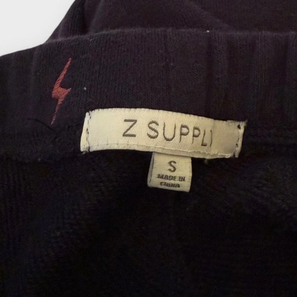 Z Supply Embroidered Lightning Bolt Joggers Pants Sweatpants Lounge Comfy‎ Small